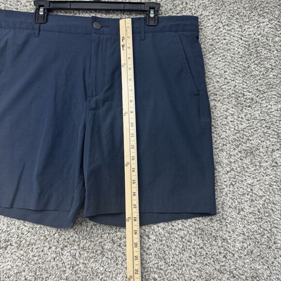 Faherty Shorts Men 35 Blue All Day Short Performance Tech Stretch Hybrid Outdoor - Picture 3 of 12